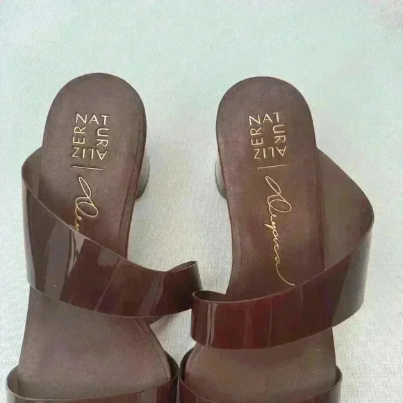 NWT Naturalizer Illuminate Heel Sandal Summer Shoe Shade 1 Deep Size 9 - Picture 6 of 8